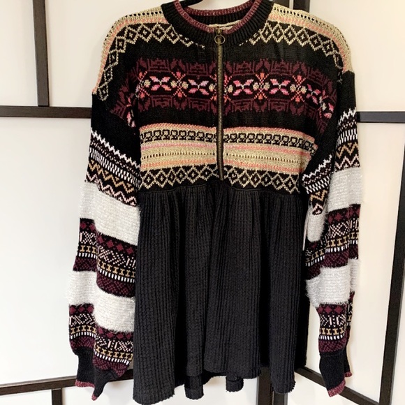🌟✖️SOLD✖️🌟🖤Free People🖤🌟 Cozy Cottage Sweater - Picture 8 of 14